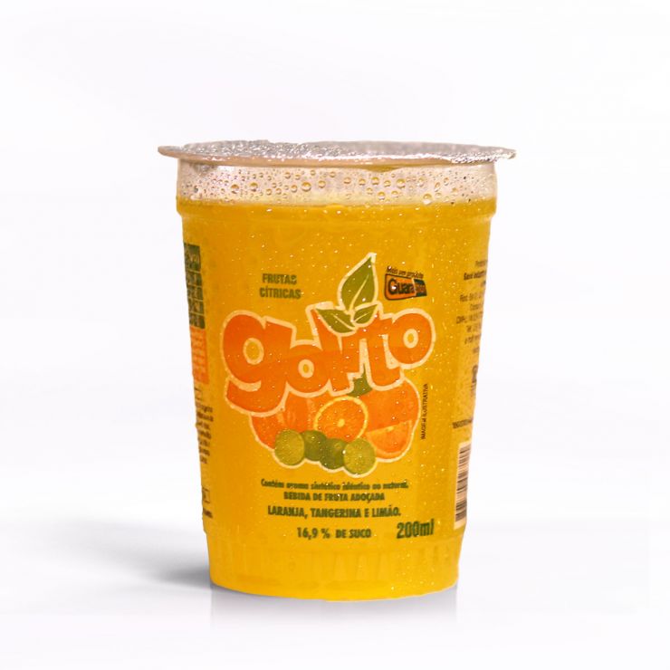 Golito Laranja, Tangerina e Limão Copo 200 ml